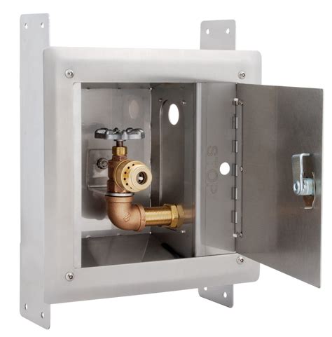 stainless steel hose bibb box|surface mounted hose bib box.